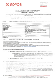 Conformity declaration DIN