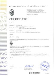 Certificate ESČ