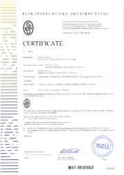 Certificate ESČ