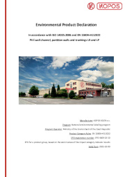 Environmental Product Declaration Environmental Product Declaration
